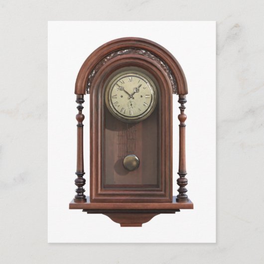 アンティーク時計 ポストカード (正面)