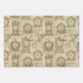 アンティーク時計 ラッピングペーパーシート (正面2)