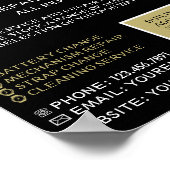 アンティーク時計、時計科広告学者 ポスター (角)