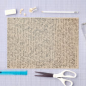 アンティーク書の単語ヴィンテージ動揺して 薄葉紙 (クラフト)