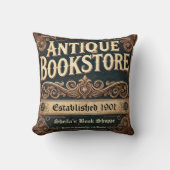アンティーク書店ヴィンテージ装飾用クッション クッション (正面)