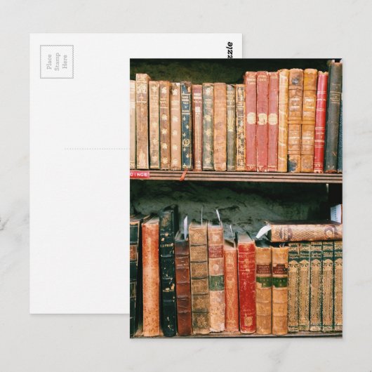 アンティーク書 ポストカード (正面/裏面)