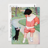 アンティーク最高のの友遊人子 ポストカード (正面/裏面)