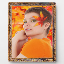 アンティーク木製フレームデザインフォトプラークの追加 フォトプラーク