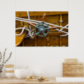 アンティーク木製ボート ポスター (キッチン)