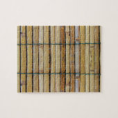アンティーク木製木材スラット ジグソーパズル (横)
