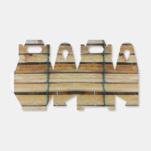 アンティーク木製木材スラット フェイバーボックス (折り畳みなし)