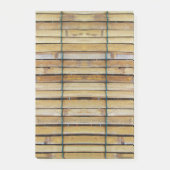 アンティーク木製木材スラット ポストイット (正面)
