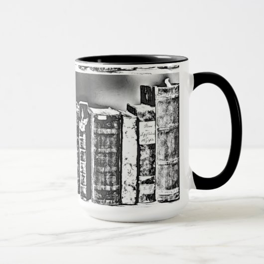 アンティーク本棚コーヒーマグ マグカップ (右)