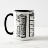 アンティーク本棚コーヒーマグ マグカップ (左)
