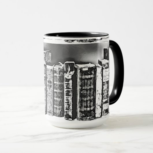 アンティーク本棚コーヒーマグ マグカップ (正面右)
