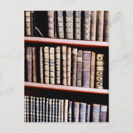 アンティーク本棚葉書 ポストカード