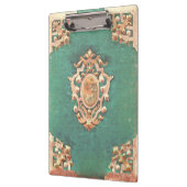 アンティーク本真鍮と緑エレガントビクトリアン クリップボード (左)