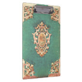 アンティーク本真鍮と緑エレガントビクトリアン クリップボード (右)