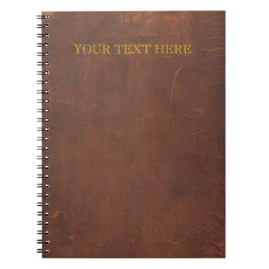 アンティーク本/フェイク古本/革製本 ノートブック (正面)
