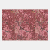 アンティーク本 ラッピングペーパーシート (正面3)