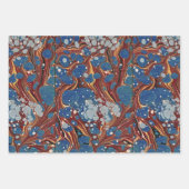 アンティーク本 ラッピングペーパーシート (正面2)