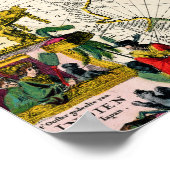 アンティーク東インディの地図 ポスター (角)