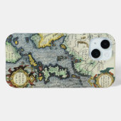 アンティーク東南アジアの地図メルカトル/ホンジウス Case-Mate iPhoneケース (裏面 (横))