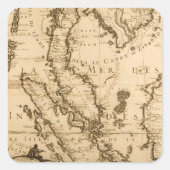 アンティーク東南アジアの地図 | 1687 スクエアシール (正面)