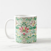 アンティーク東洋花柄ウィリアム・モリス コーヒーマグカップ (左)