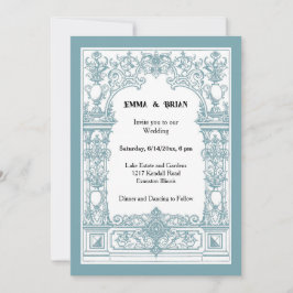 アンティーク枠招待状 招待状