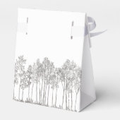 アンティーク森林動物の赤ちゃんシャワー フェイバーボックス (裏面サイド)