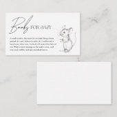 アンティーク森林林ベビー本 エンクロージャーカード (正面/裏面)