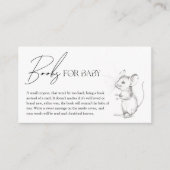 アンティーク森林林ベビー本 エンクロージャーカード (正面)