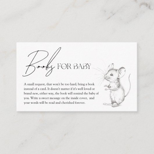 アンティーク森林林ベビー本 エンクロージャーカード (正面)