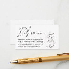 アンティーク森林林ベビー本 エンクロージャーカード