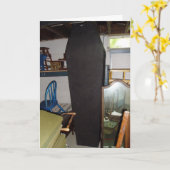 「アンティーク棺」ハロウィーンのカード カード (黄色い花)