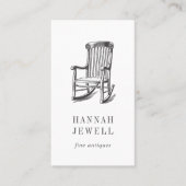 アンティーク椅子 |ヴィンテージ家具 名刺 (正面)