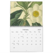 アンティーク植物学カレンダー カレンダー (2月 2027)