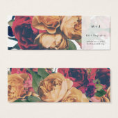 アンティーク植物学フェートレジストリ挿入カード (正面&裏面)