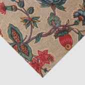 アンティーク植物性アールヌーボーフローラルパターンスクラフト 薄葉紙 (詳細)