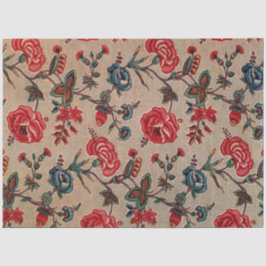 アンティーク植物性アールヌーボーフローラルパターンスクラフト 薄葉紙