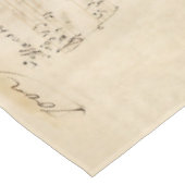 アンティーク楽譜チョパン原稿 テーブルクロス (アングル)