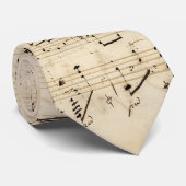 アンティーク楽譜チョパン原稿 ネクタイ (ロール)