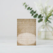 アンティーク楽譜座席表 プレイスカード (スタンド正面)