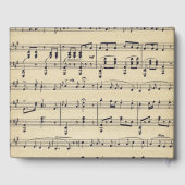 アンティーク楽譜 ゲストブック (裏面)