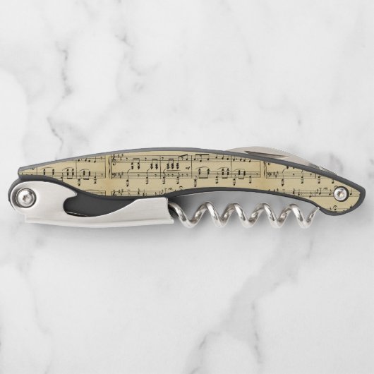 アンティーク楽譜 ソムリエナイフ (正面)