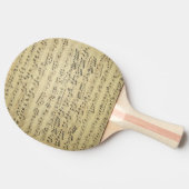 アンティーク楽譜 卓球ラケット (横)