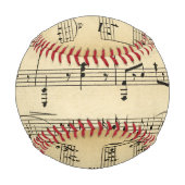 アンティーク楽譜 野球ボール (裏面)