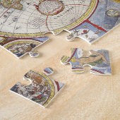 アンティーク歴史旧世界地図の大陸 ジグソーパズル (側面)