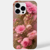アンティーク水彩ピンク色の花 Case-Mate iPhoneケース (裏面)
