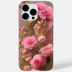 アンティーク水彩ピンク色の花 Case-Mate iPhone 14 PRO MAXケース