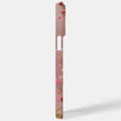 アンティーク水彩ピンク色の花 Case-Mate iPhoneケース (裏面 / 右)