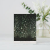 アンティーク流星シャワー天文学 ポストカード (スタンド正面)