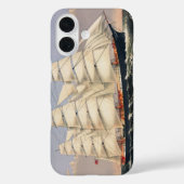 アンティーク海洋帆船 Currier & Ives Case-Mate iPhoneケース (裏面)